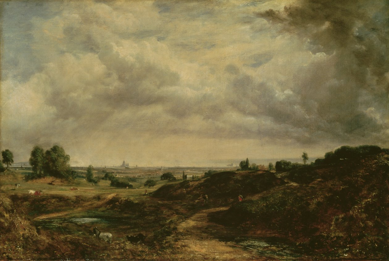Hampstead Heath (olja på duk) av John Constable