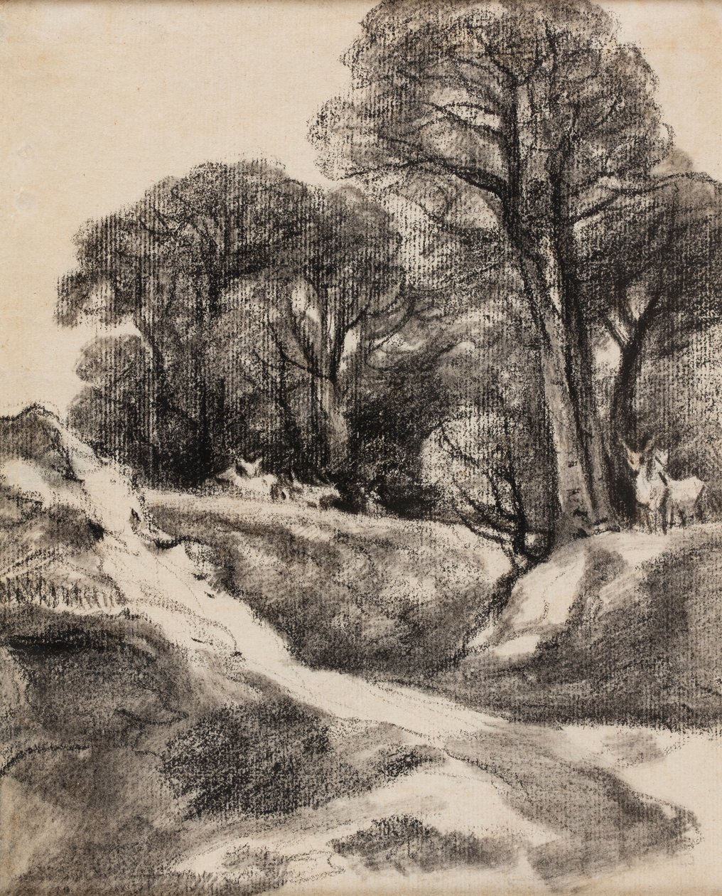 I Helmingham Park, Suffolk av John Constable
