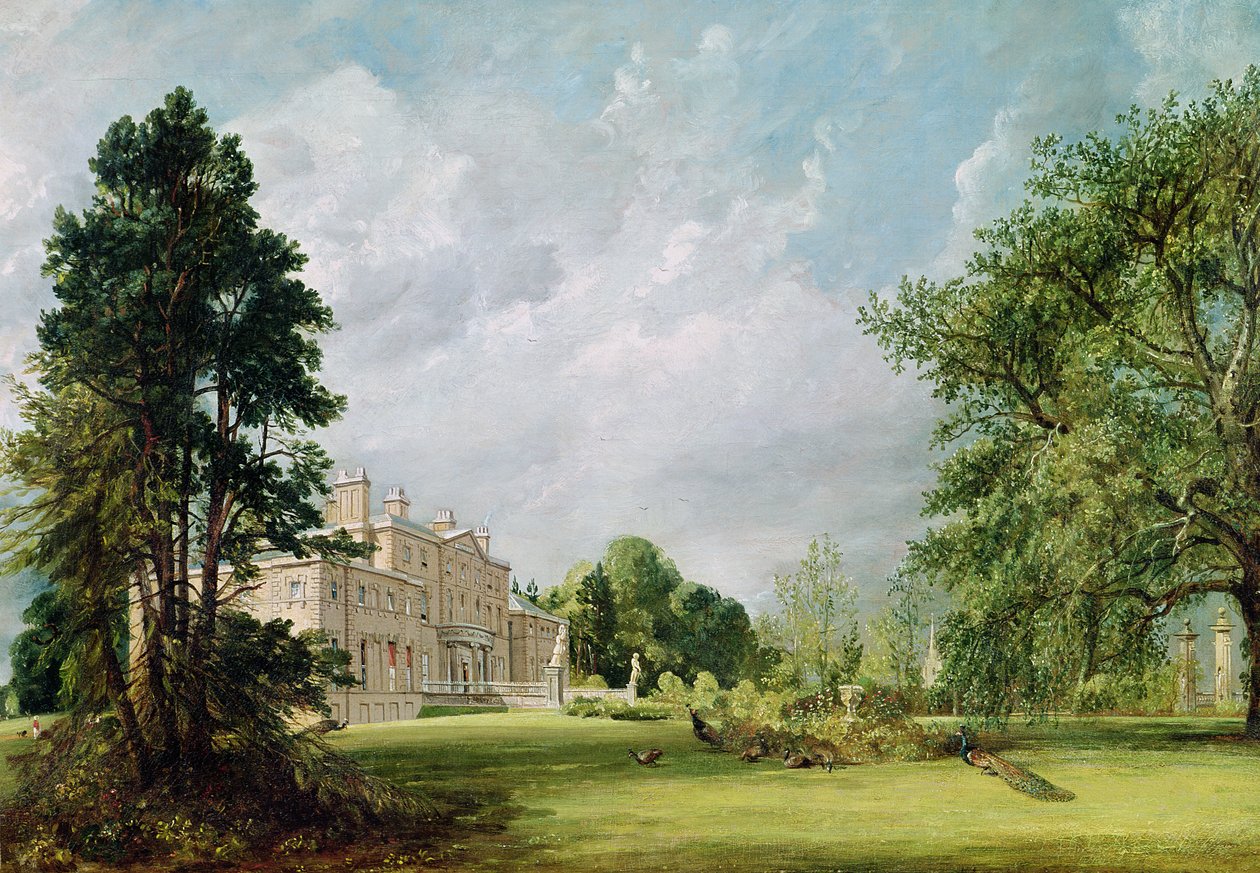 Malvern Hall, Warwickshire, 1821 av John Constable