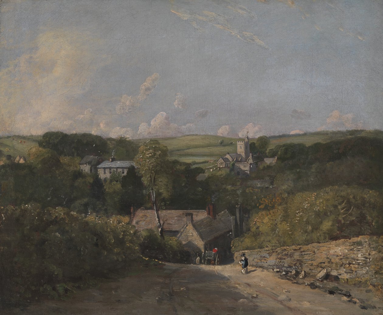 Osmington Village, 1816 till 1817. av John Constable