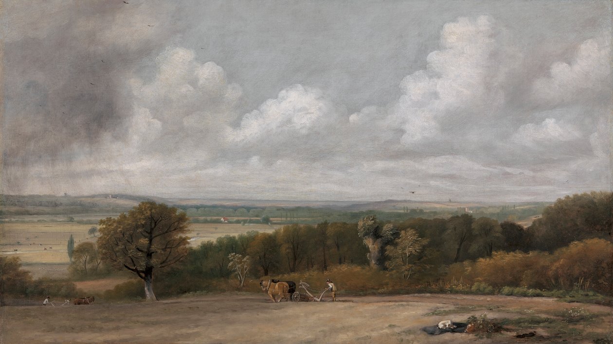 Plöjningsscen i Suffolk av John Constable