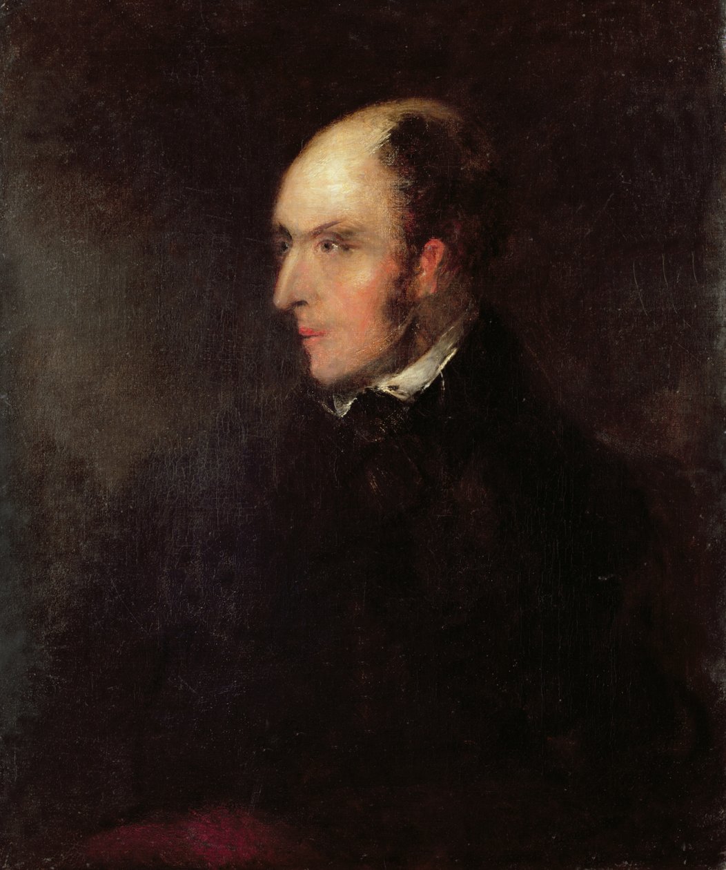 Porträtt av en skallig man av John Constable