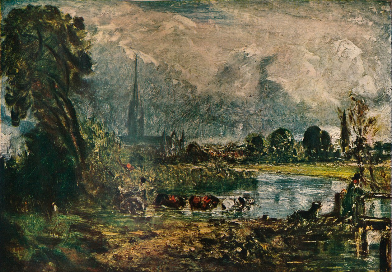 Salisbury Cathedral, c1829. 1911 av John Constable