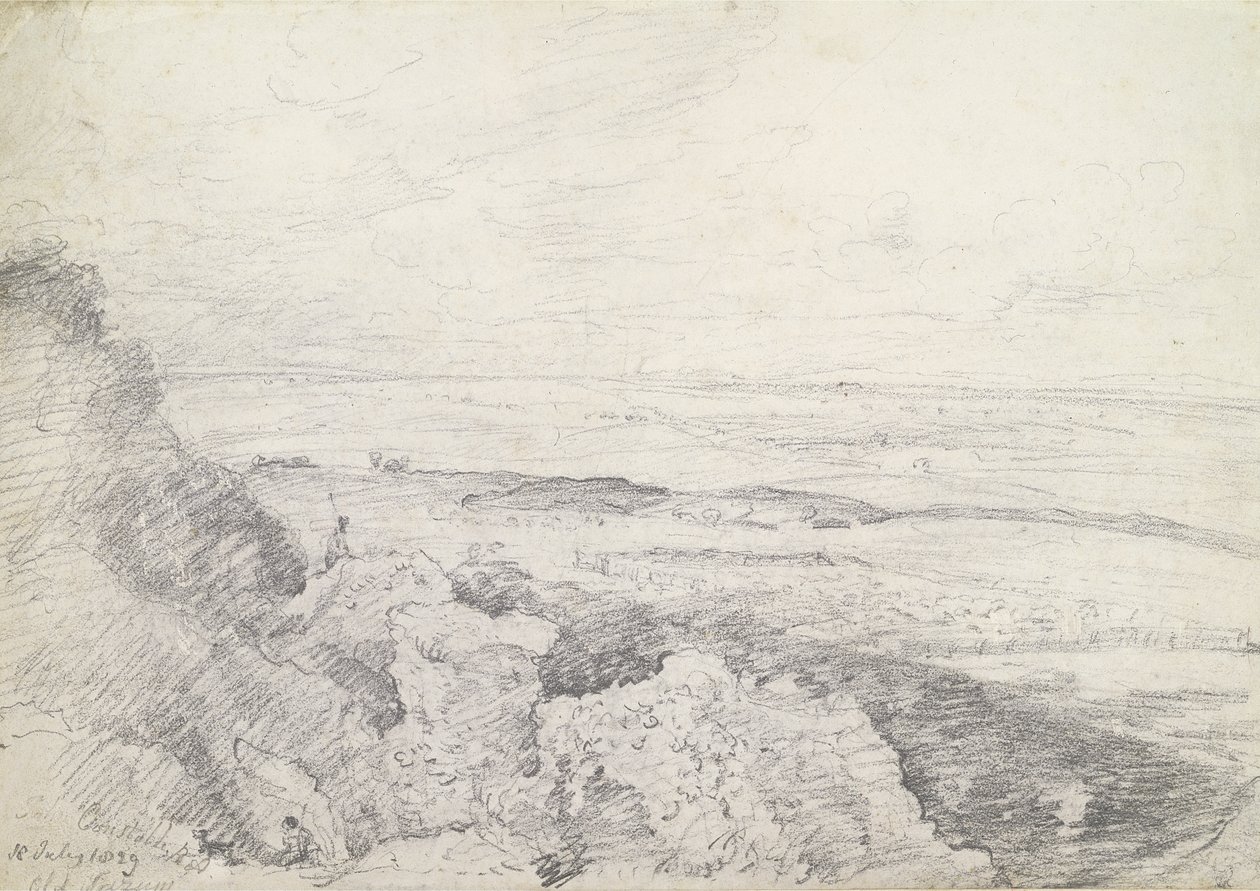 Salisbury Plain från Old Sarum av John Constable
