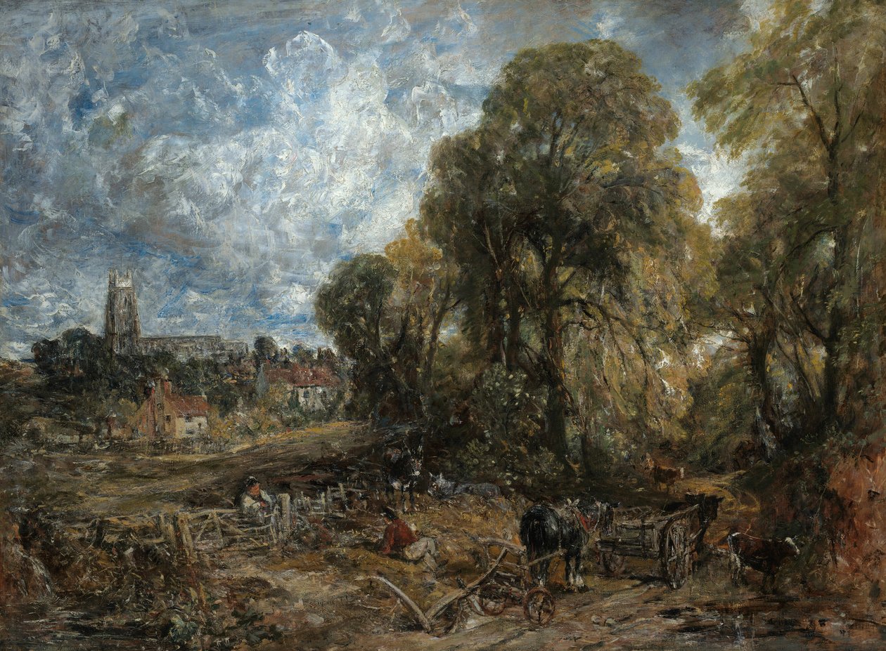 Stoke-by-Nayland, 1836. av John Constable