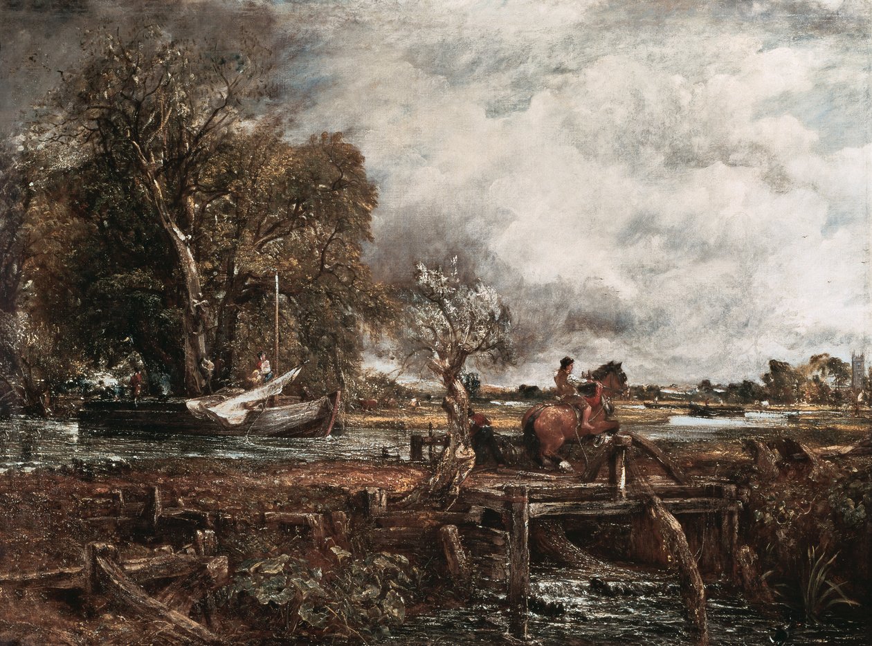 Den hoppande hästen, ca 1825 av John Constable