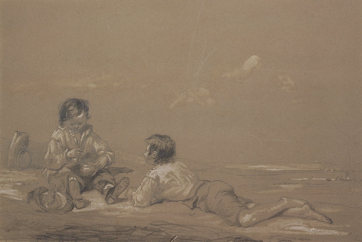 De unga båtbyggarna av John Constable