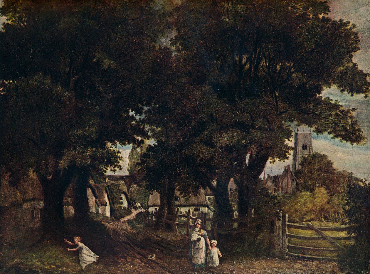 Water Lane, Dedham, c1802, 1911 av John Constable
