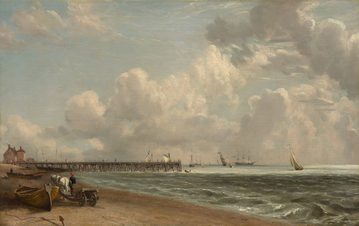 Yarmouth Jetty, ca 1822-23 av John Constable