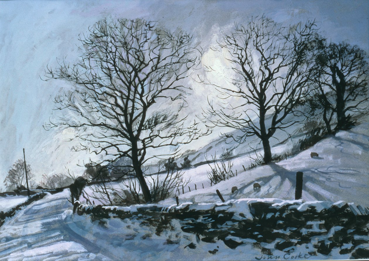 Vintereftermiddag i Dentdale av John Cooke