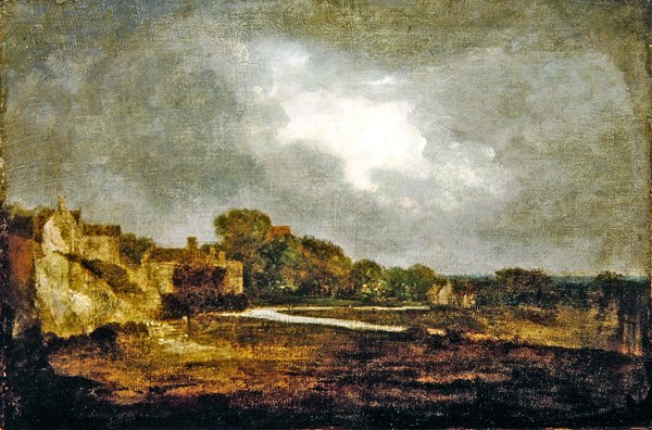 Utsikt på Hellesdon (olja på duk) av John Crome