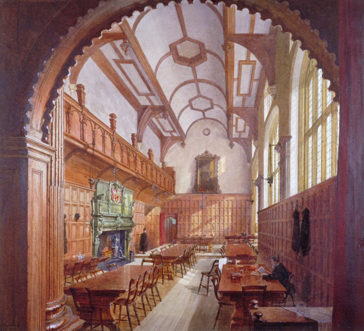 Great Hall, Charterhouse, London, 1885 av John Crowther