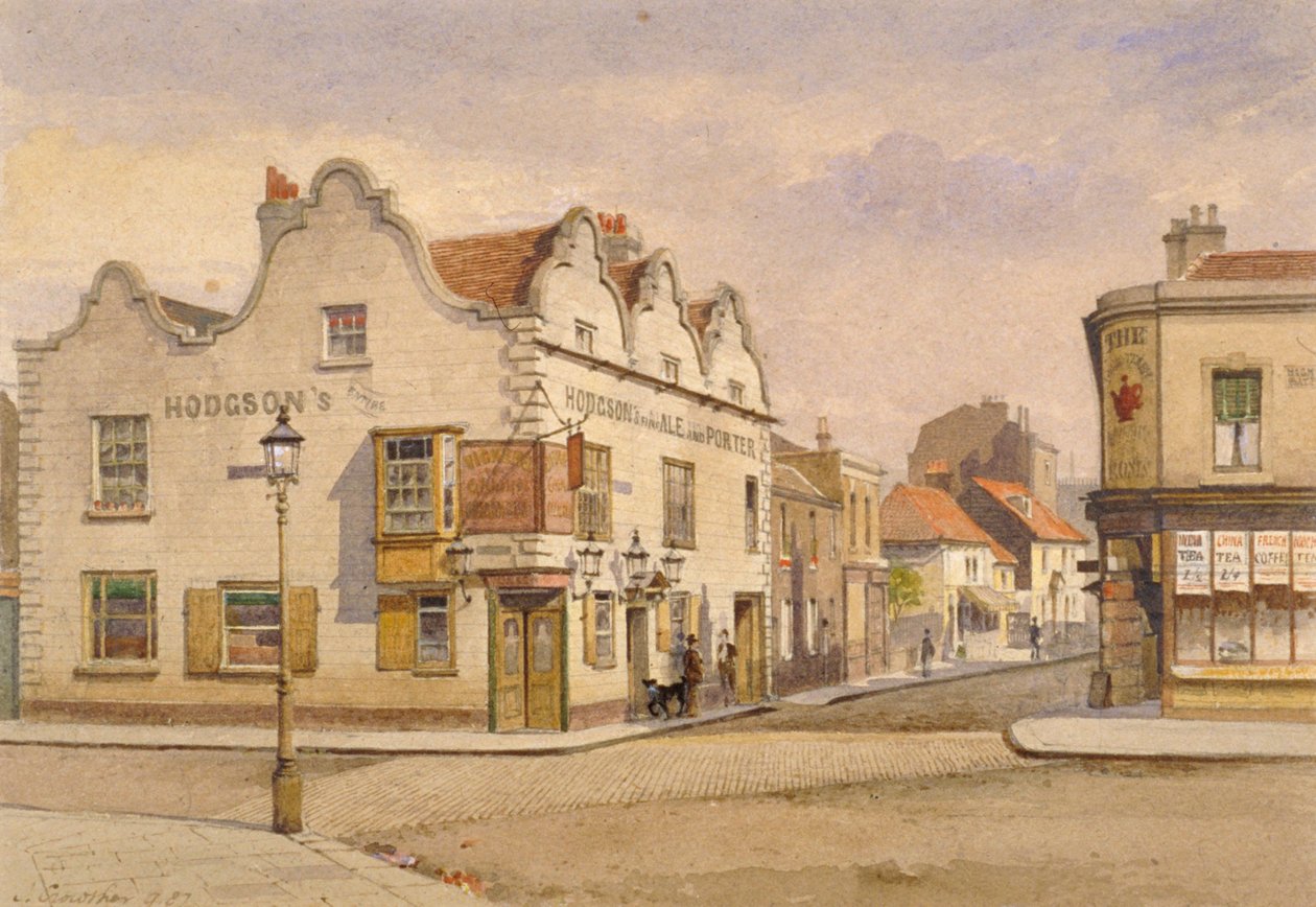 Raven Inn、バタシー、ロンドン、1887年、スウェーデン av John Crowther