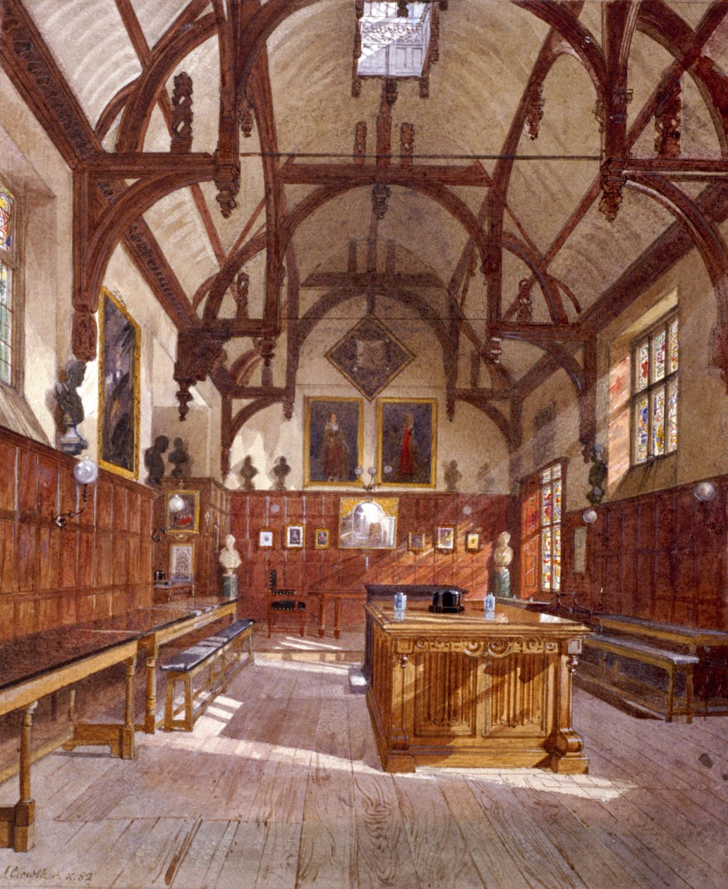 Staple Inn hall, London, 1882 av John Crowther