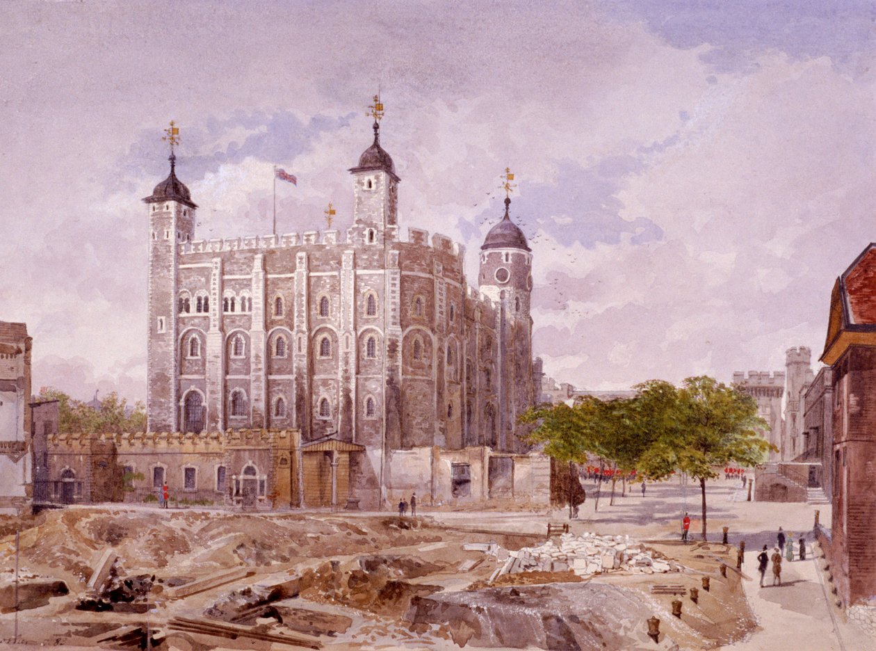 Tower of London, London, 1883 av John Crowther