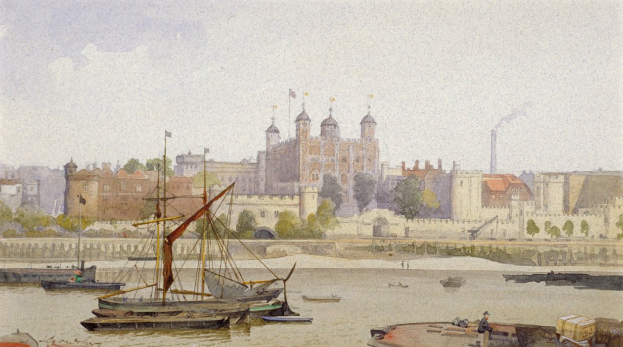 Tower of London, Stepney, London, c1883 av John Crowther