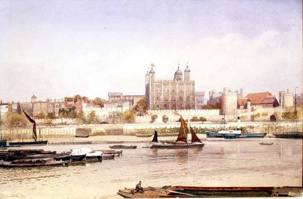 Tower of London från Southbank av John Crowther