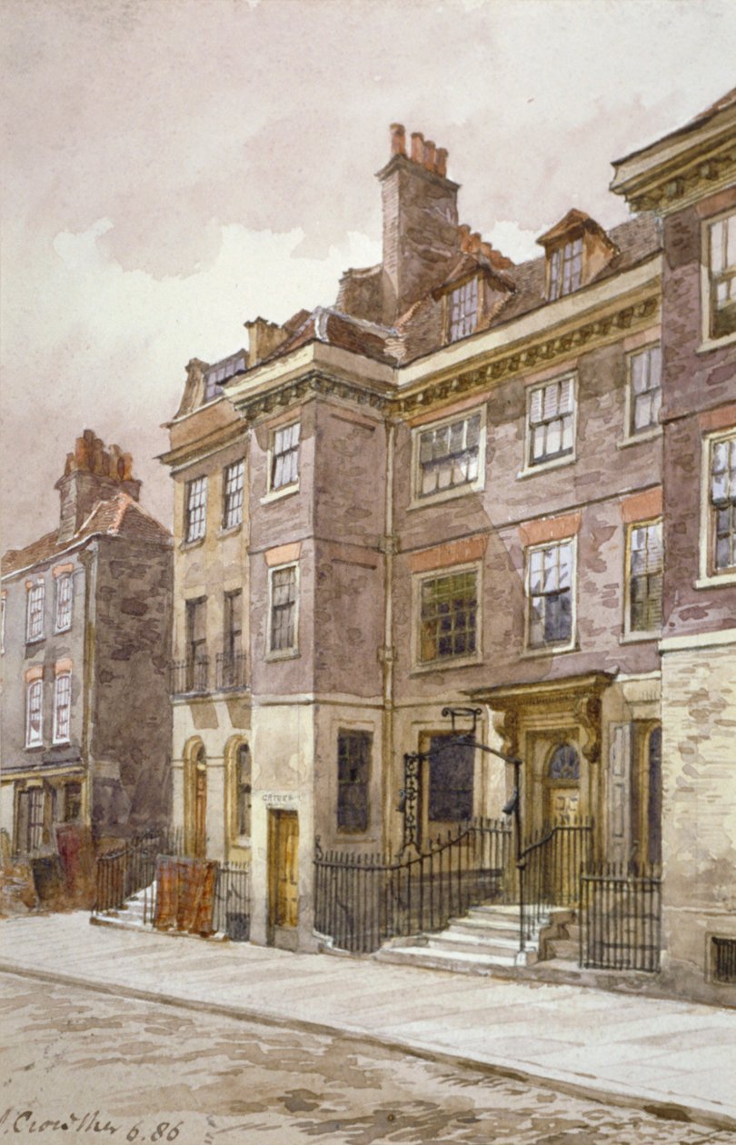 Utsikt över Mansell Street, London, 1886 av John Crowther