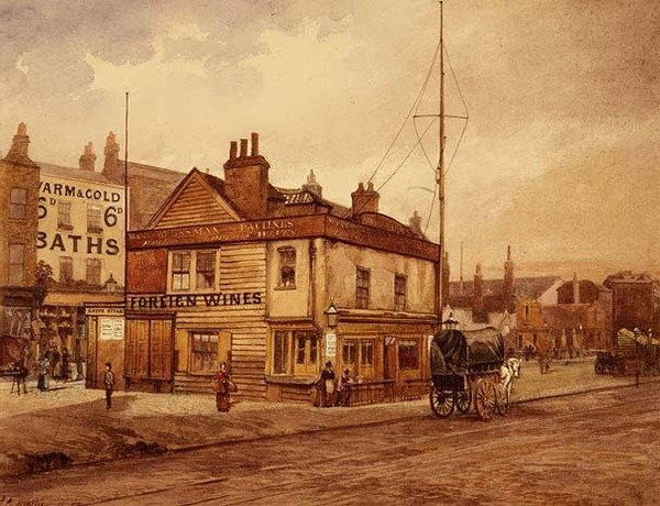 Vine Tavern, Mile End Road av John Crowther