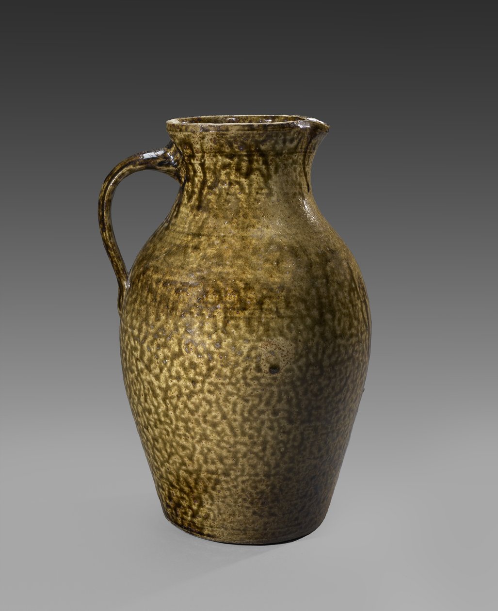Pitcher, c. 1850-1883 (alkaliskt glaserat stengods) av John Davis (attr.to) Leopard