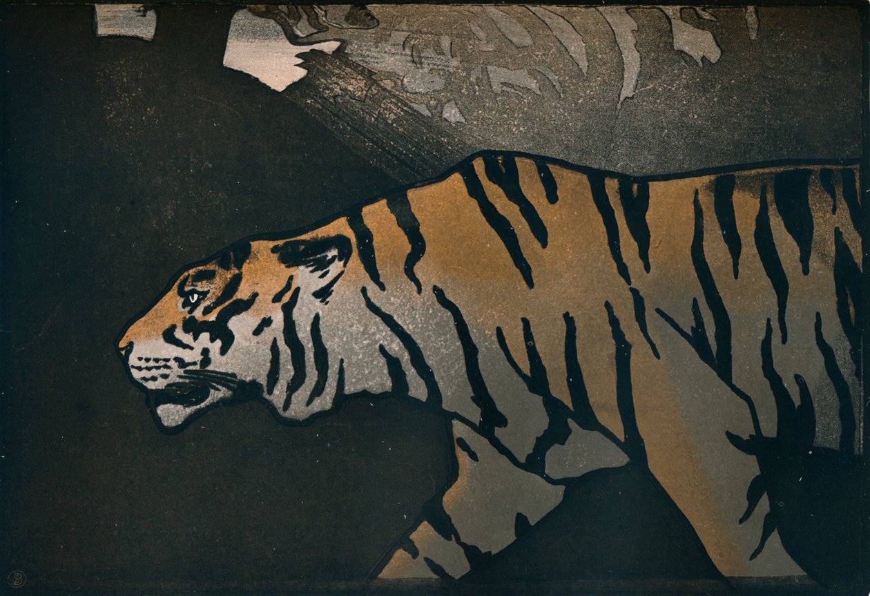 Tigern, c1900 av John Dickson Batten