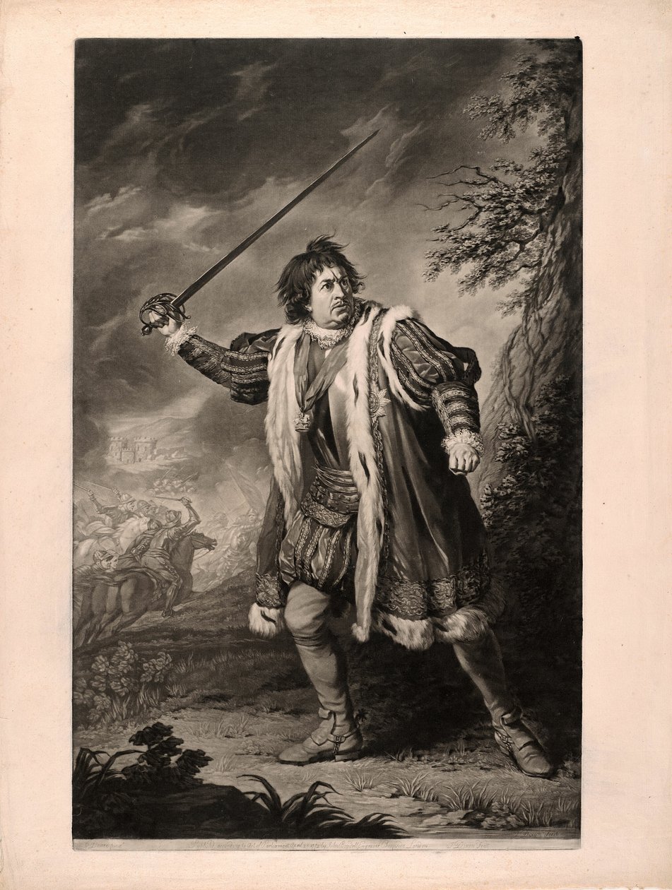 Mr. Garrick i "Richard the Third" av John Dixon