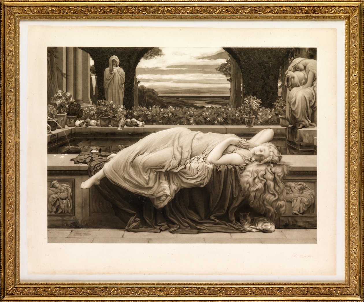 Summer Slumber (gravyr) av John Douglas Miller