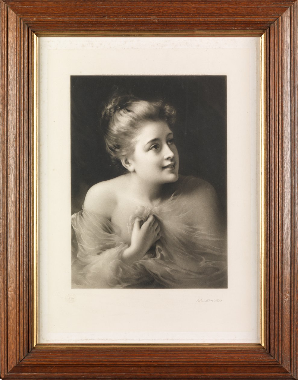 The Surprise (mezzotint) av John Douglas Miller
