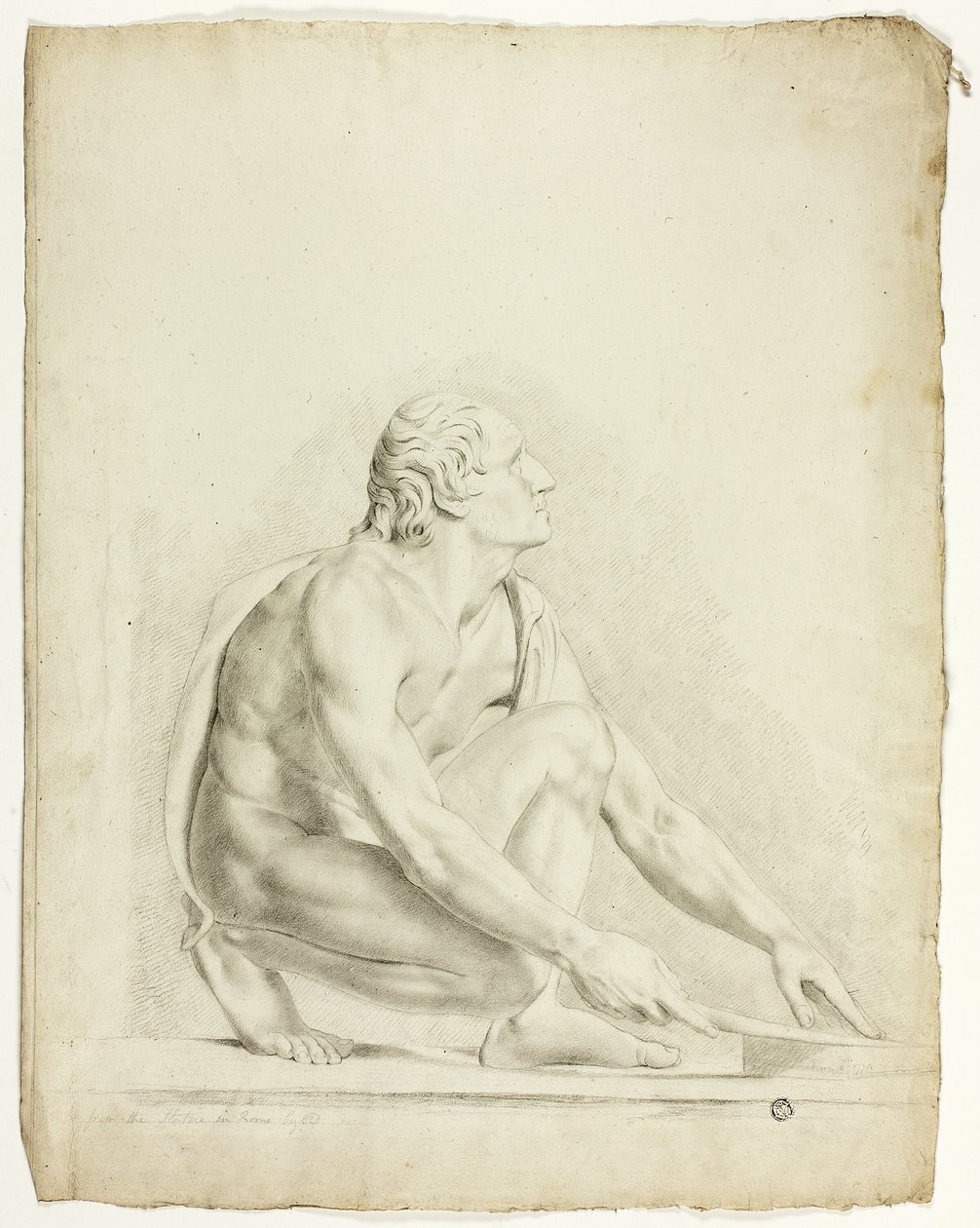Forntida staty: knivsliparen av John Downman