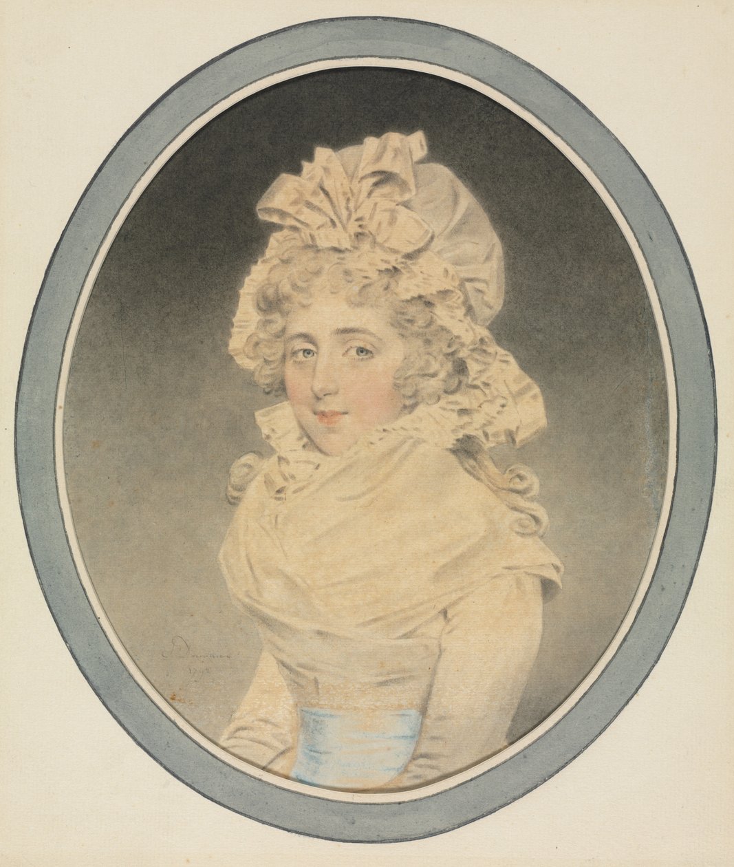 Lady Caroline Wrottesley, 1792. av John Downman