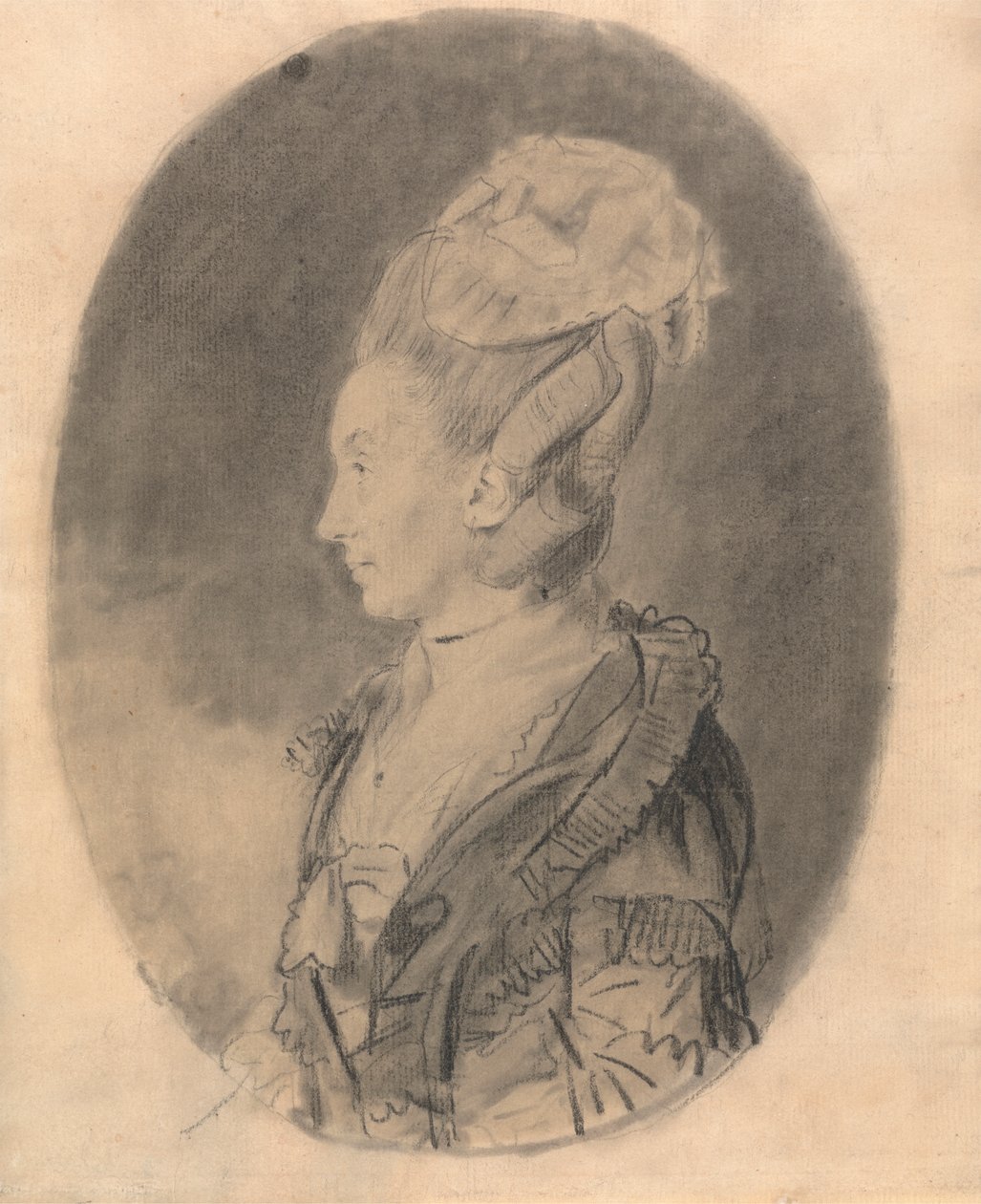 Porträtt av en dam av John Downman