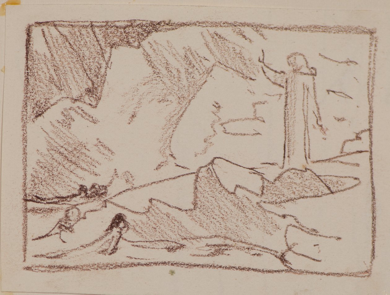 Columba välsignar sjöjungfrur (penna) av John Duncan