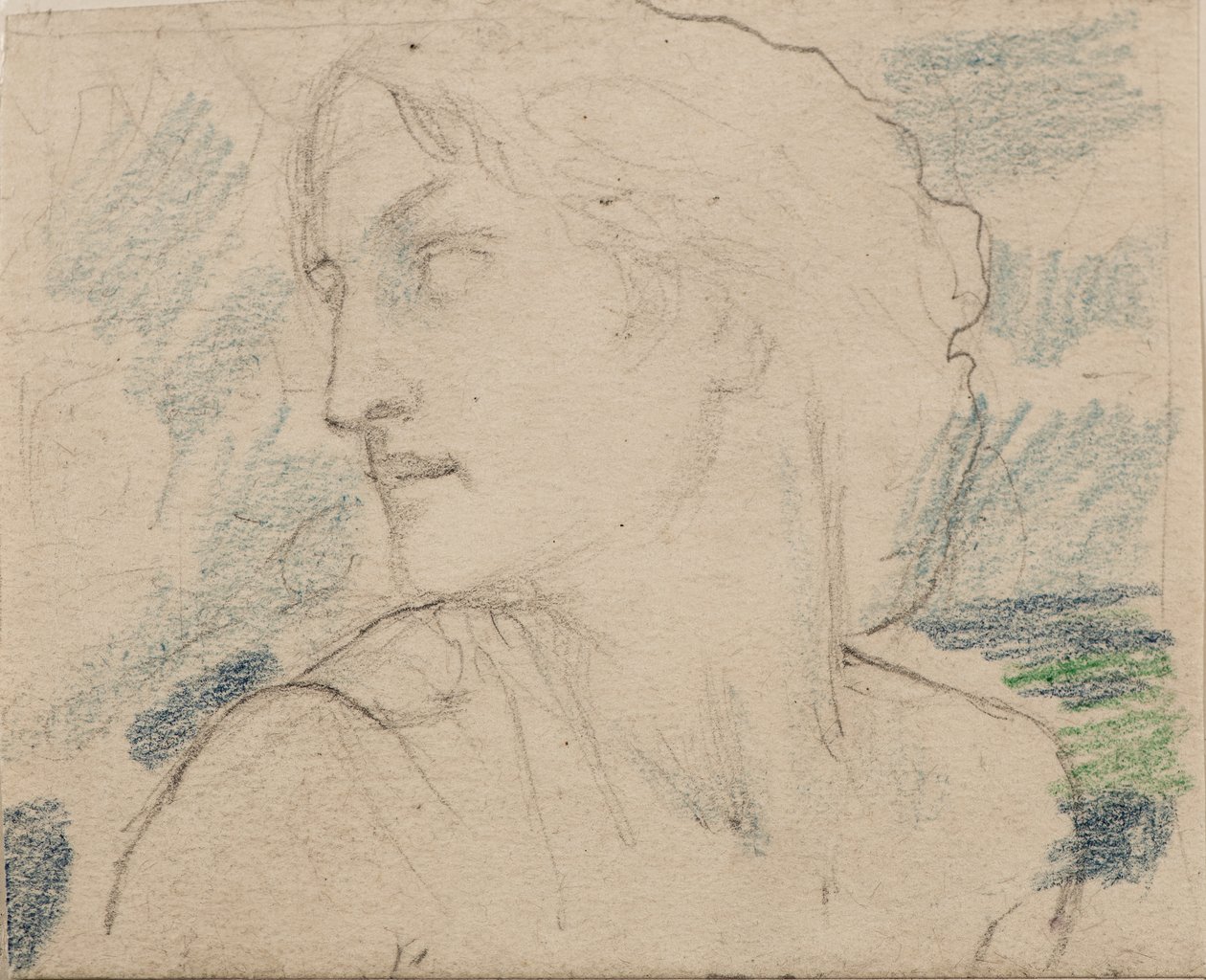 Namnlös [kvinnofigur] (penna) av John Duncan