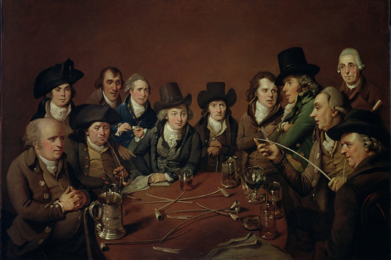 John Freeth och hans krets, 1792 av John Eckstein