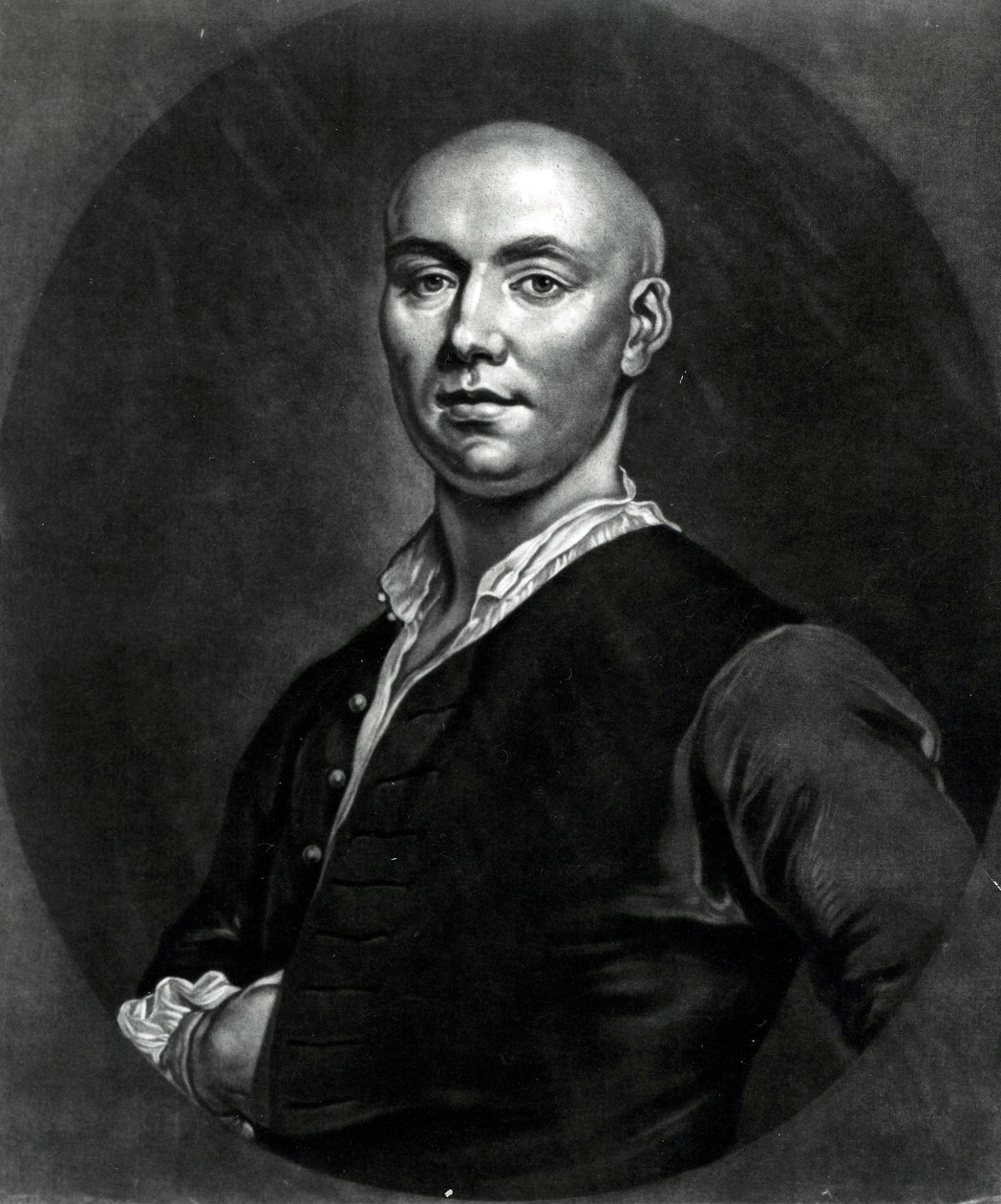 John Broughton (mezzotint) av John Ellys