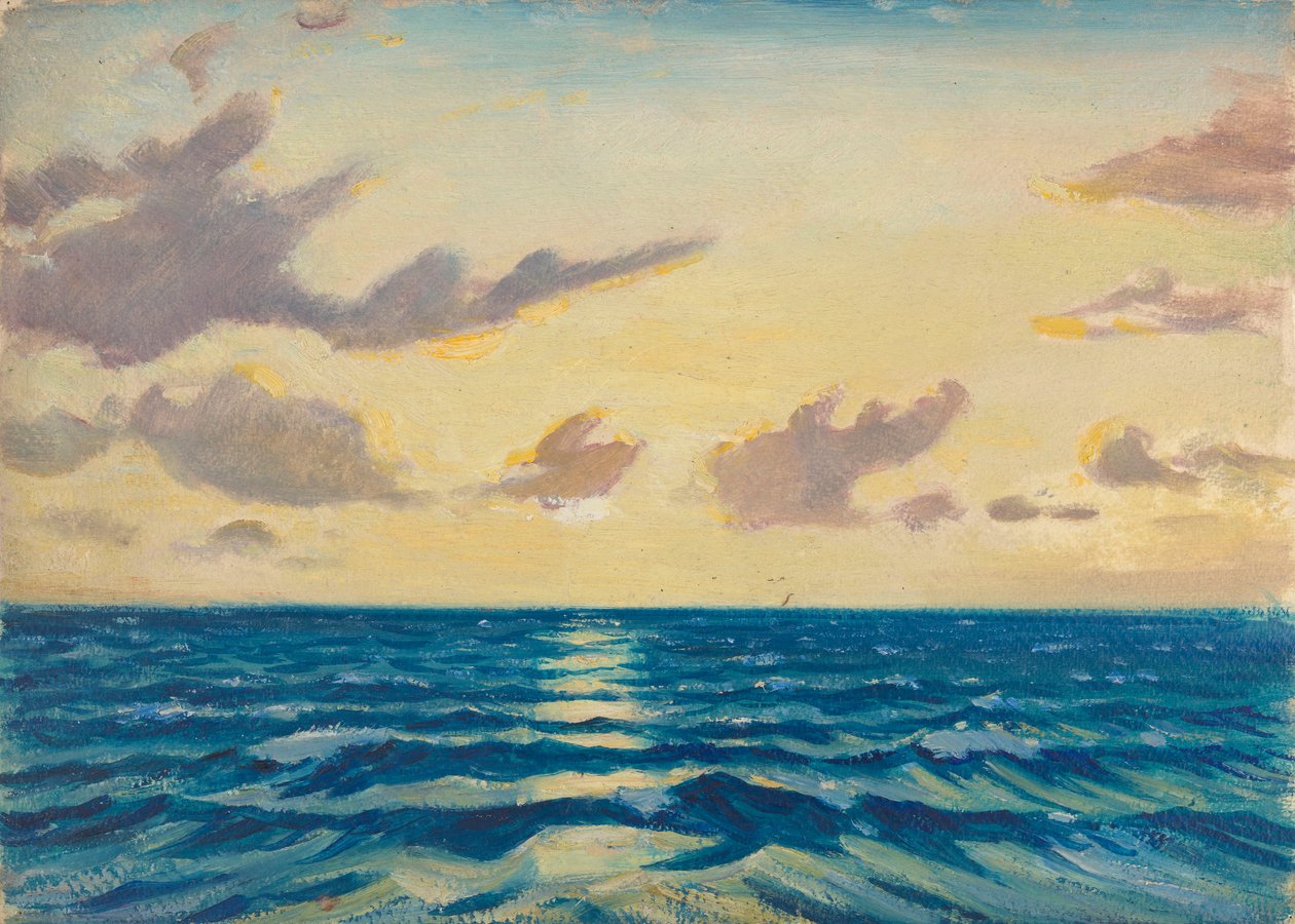 Havslandskap (målning) av John Everett