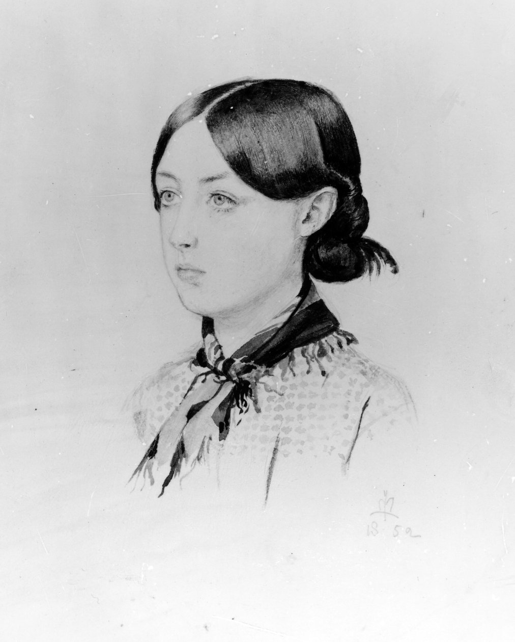 Ann Lynn, 1852 (wc på papper) av John Everett Millais
