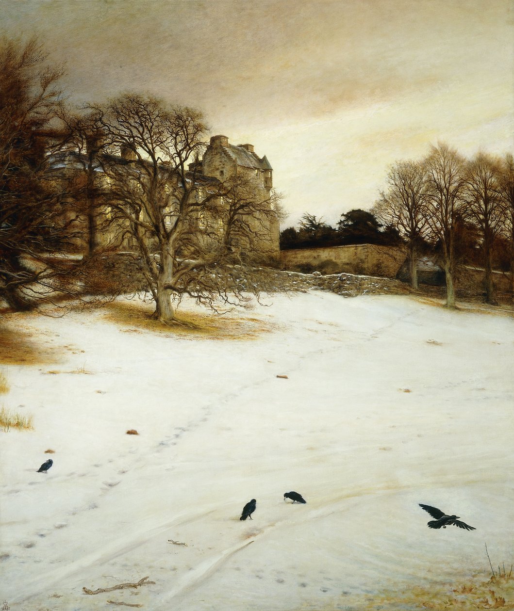 Julafton 1887, 1887 av John Everett Millais