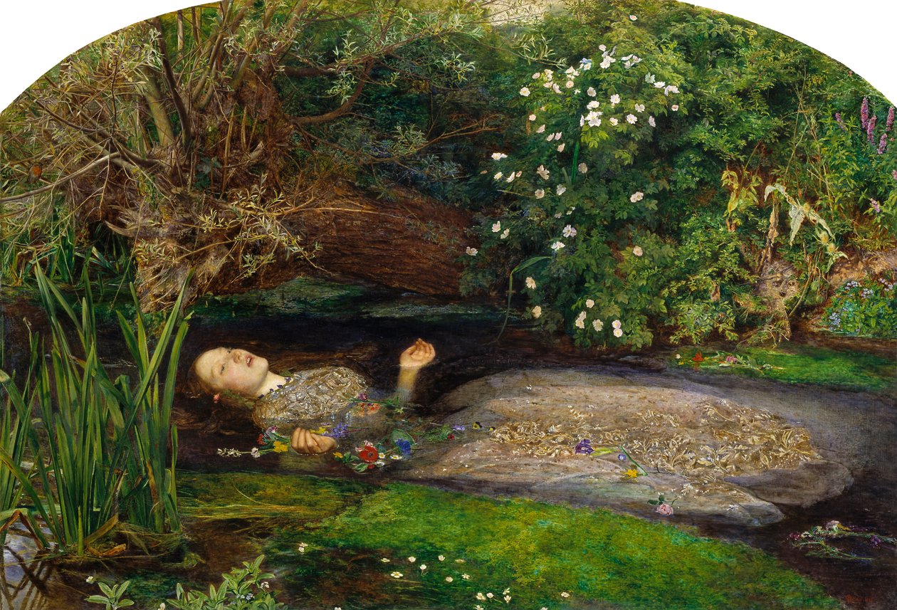 Ofelia av John Everett Millais