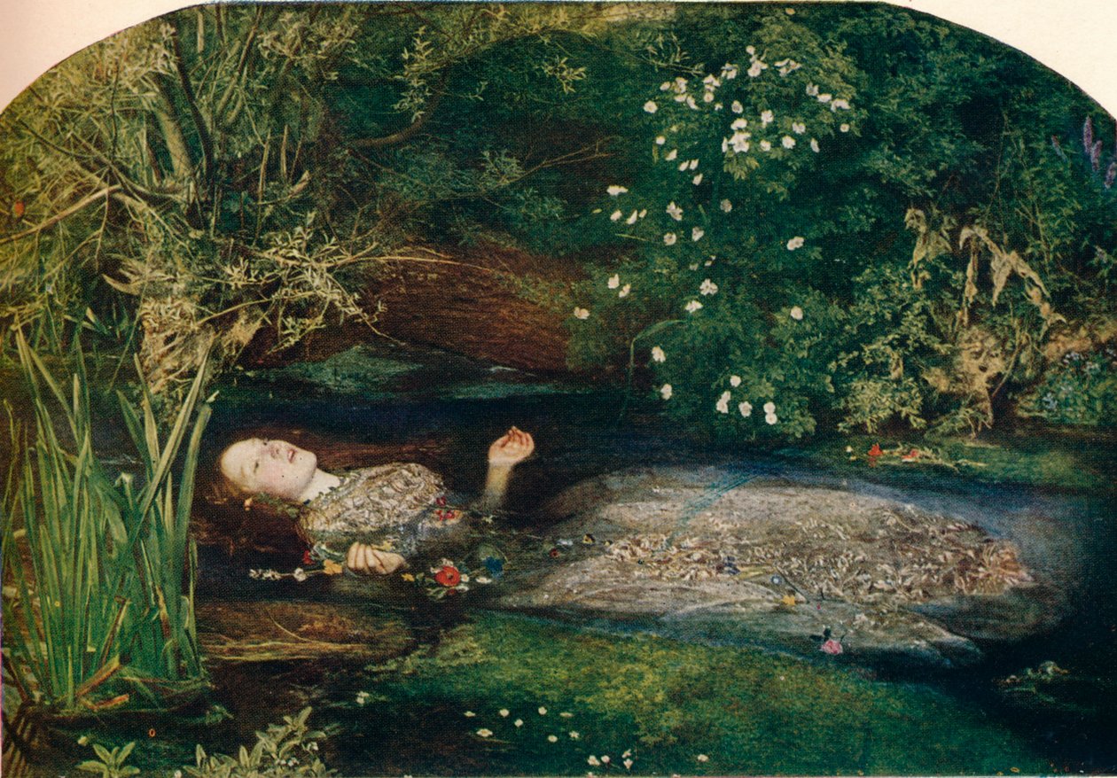 Ophelia, 1851-2, 1911 av John Everett Millais