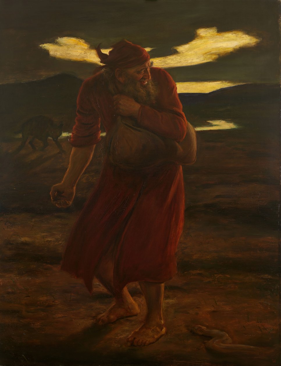 Liknelsen om ogräset, 1865. av John Everett Millais