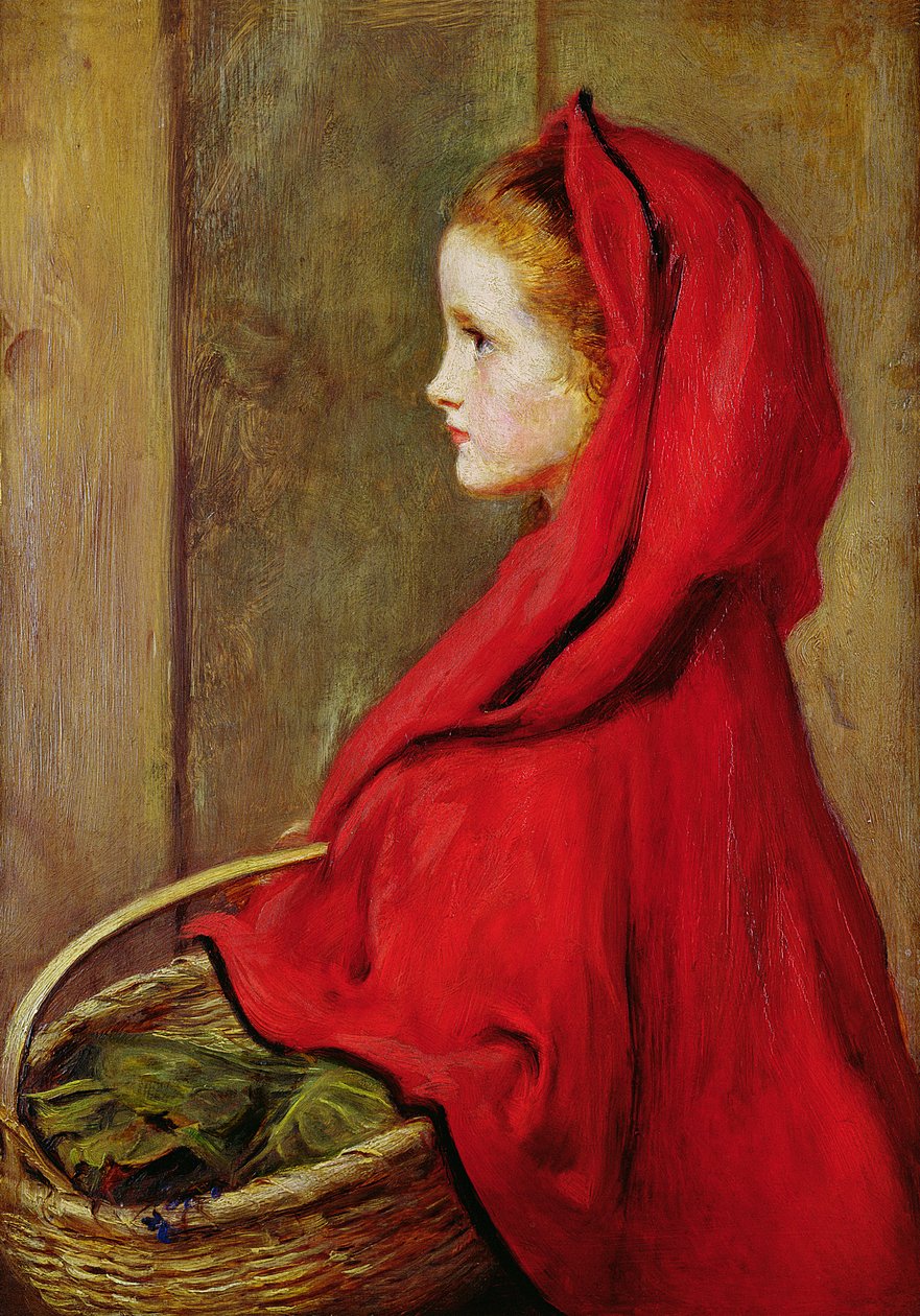 Rödluvan av John Everett Millais