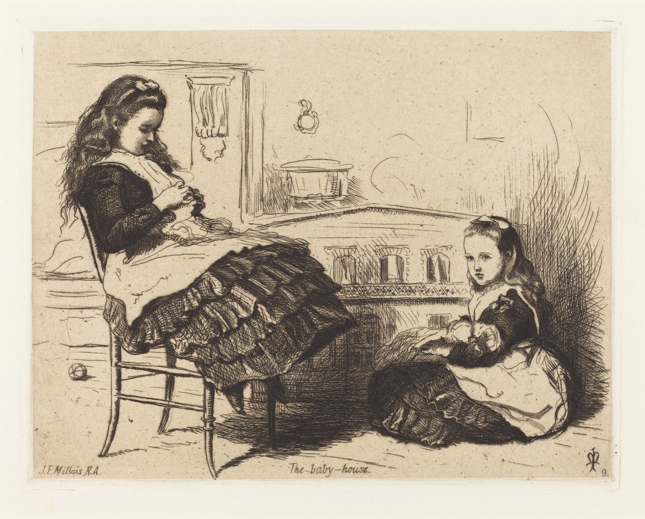 Baby-huset av John Everett Millais