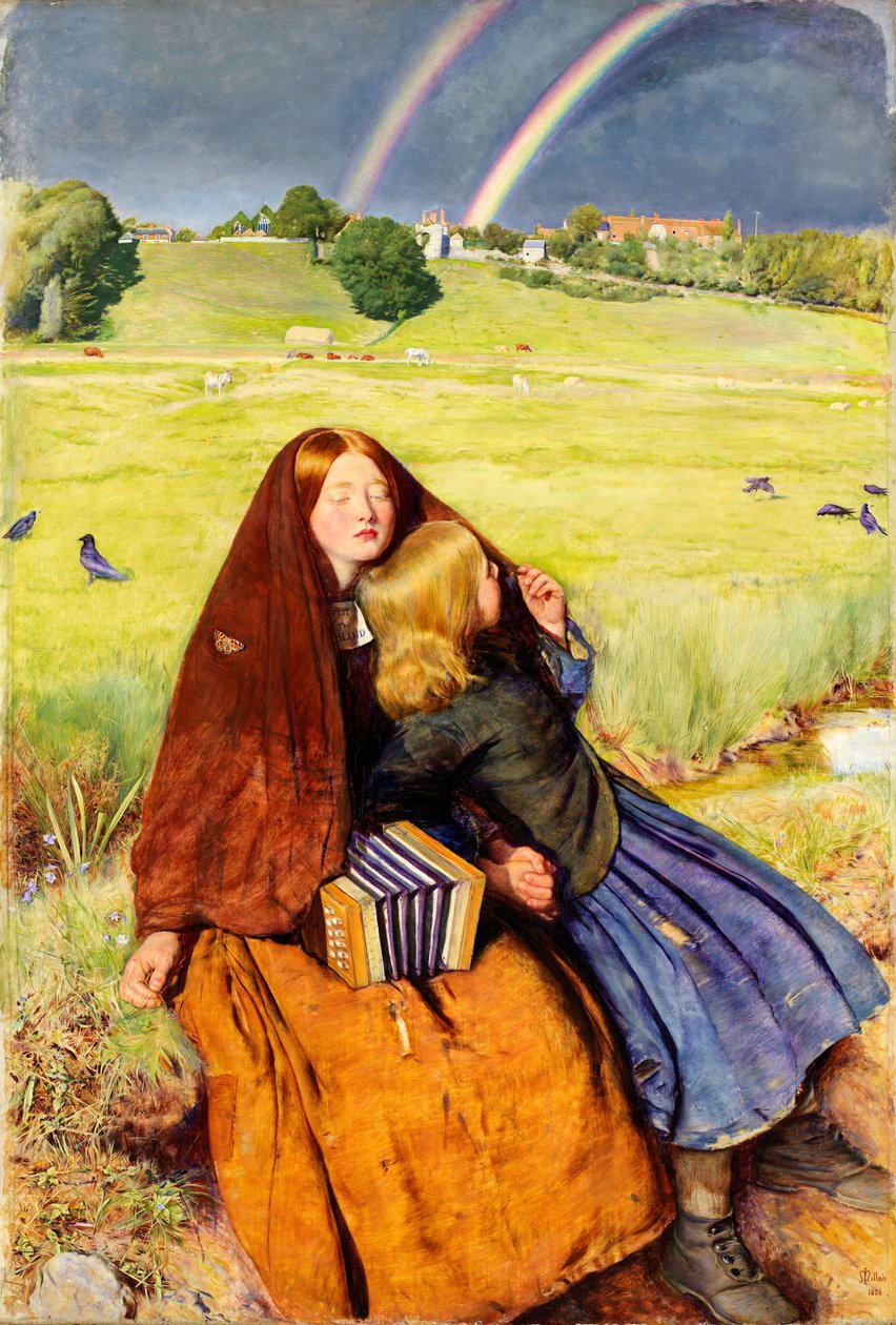 Den blinda flickan av John Everett Millais