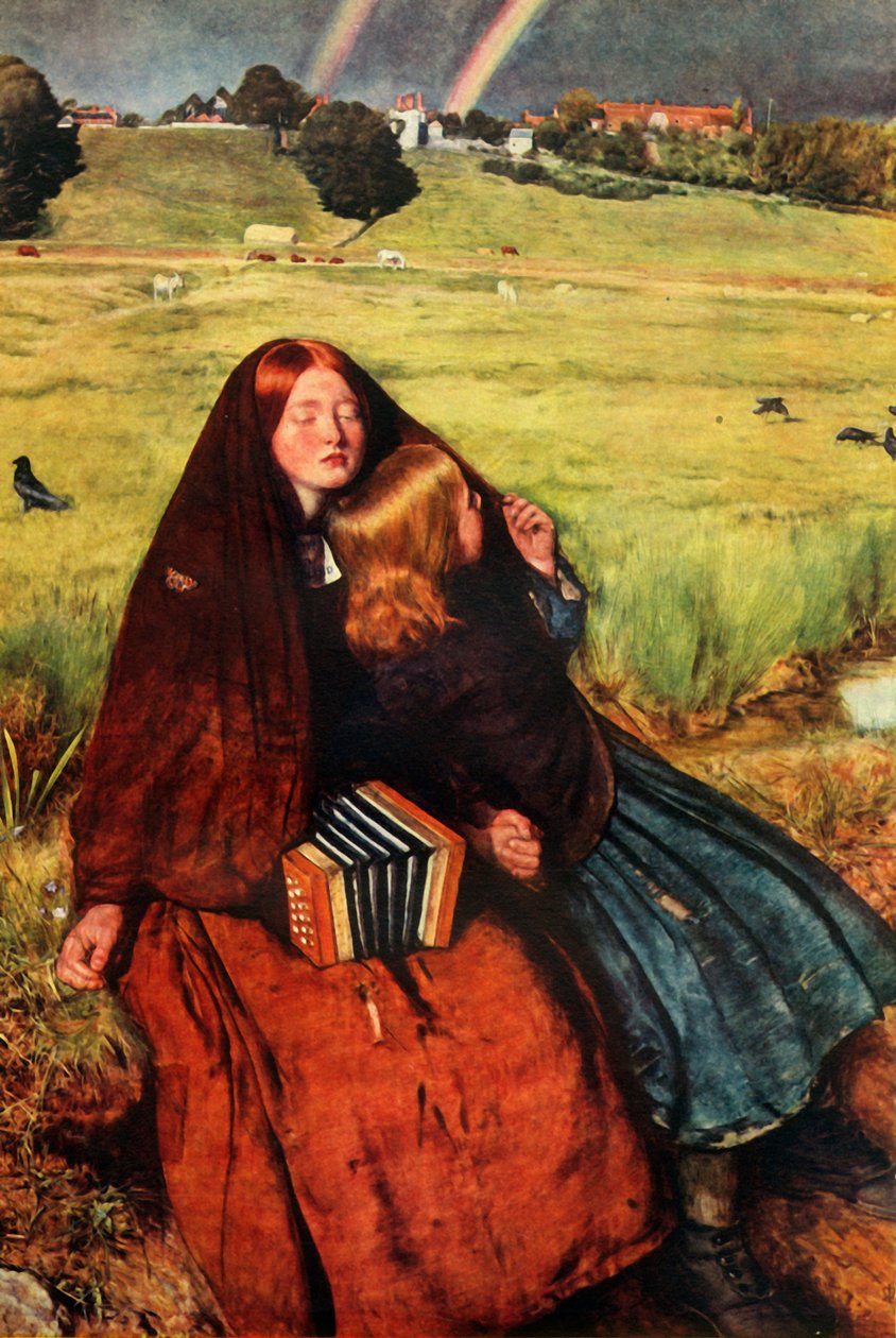 Den blinda flickan, 1856, 1948. av John Everett Millais
