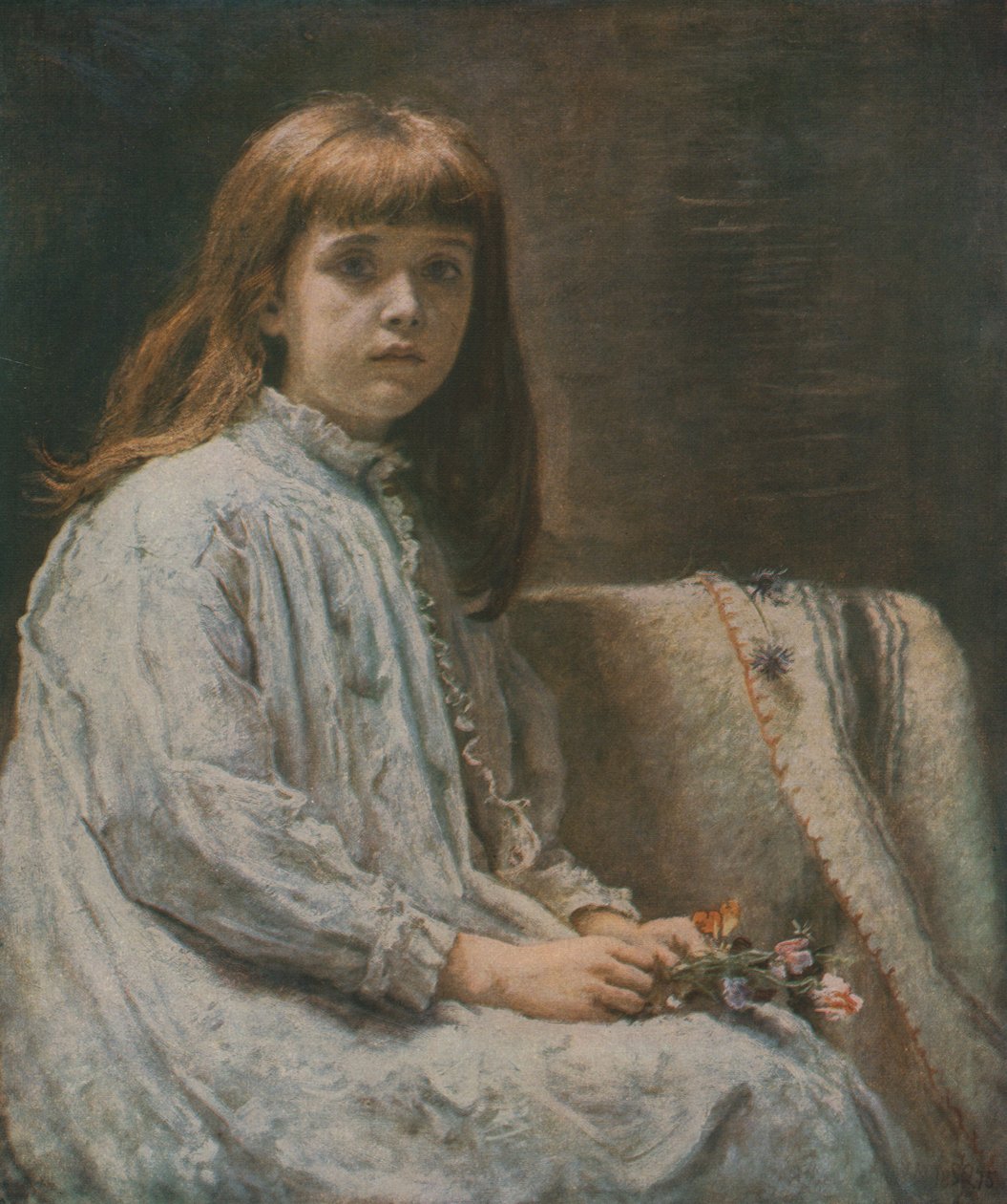 Konvalescenten, 1875, c1930. av John Everett Millais