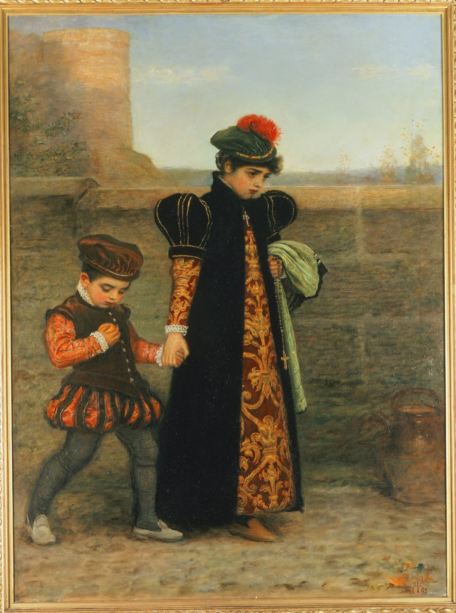 The Girlhood of St. Theresa av John Everett Millais