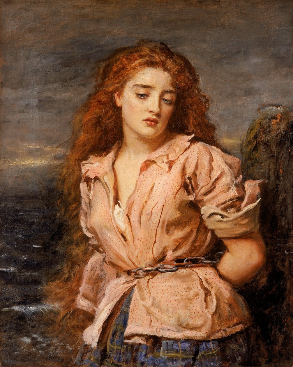 Martyren från Solway. av John Everett Millais