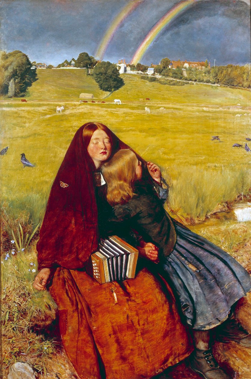 Den blinda flickan av John Everett Millais