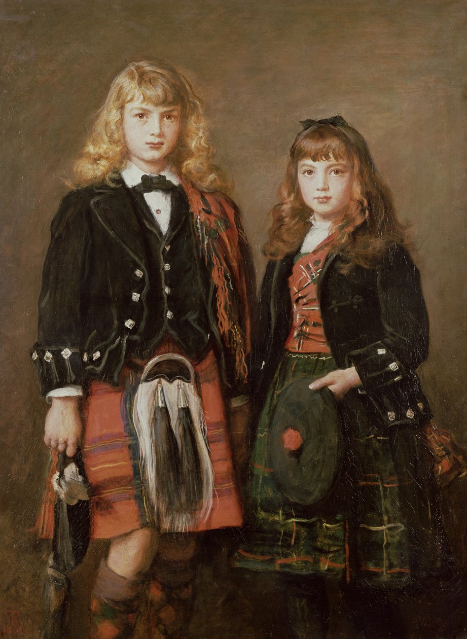 Två Bairns av John Everett Millais